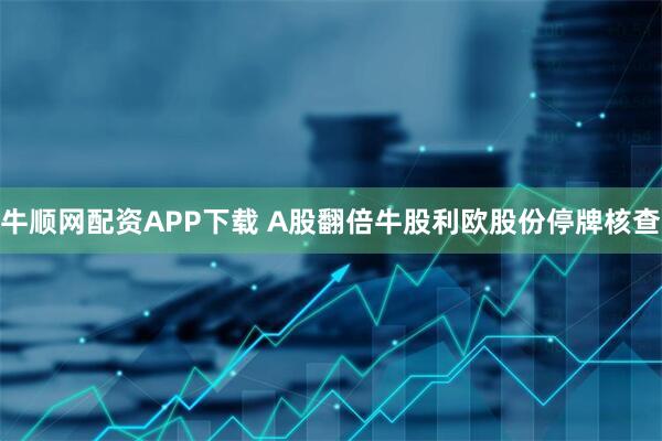 牛顺网配资APP下载 A股翻倍牛股利欧股份停牌核查