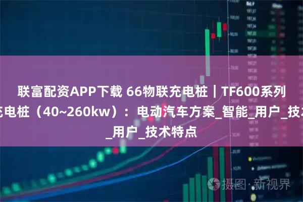 联富配资APP下载 66物联充电桩｜TF600系列直流充电桩（40~260kw）：电动汽车方案_智能_用户_技术特点